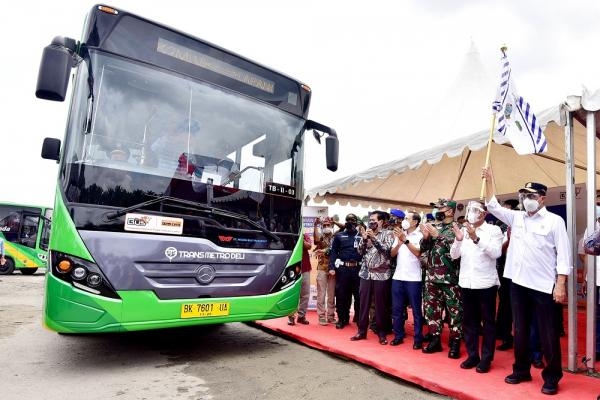 Peletakan Batu Pertama Revitalisasi Terminal Amplas, Edy Rahmayadi: Ini Akan Jadi Sejarah